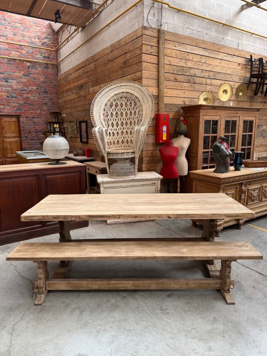 Monastery table and its 2 benches