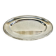 oval semi-hollow dish 45 cm silver-plated Gallia Christofle Malmaison
