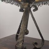 Lampe à pied en fer forgé