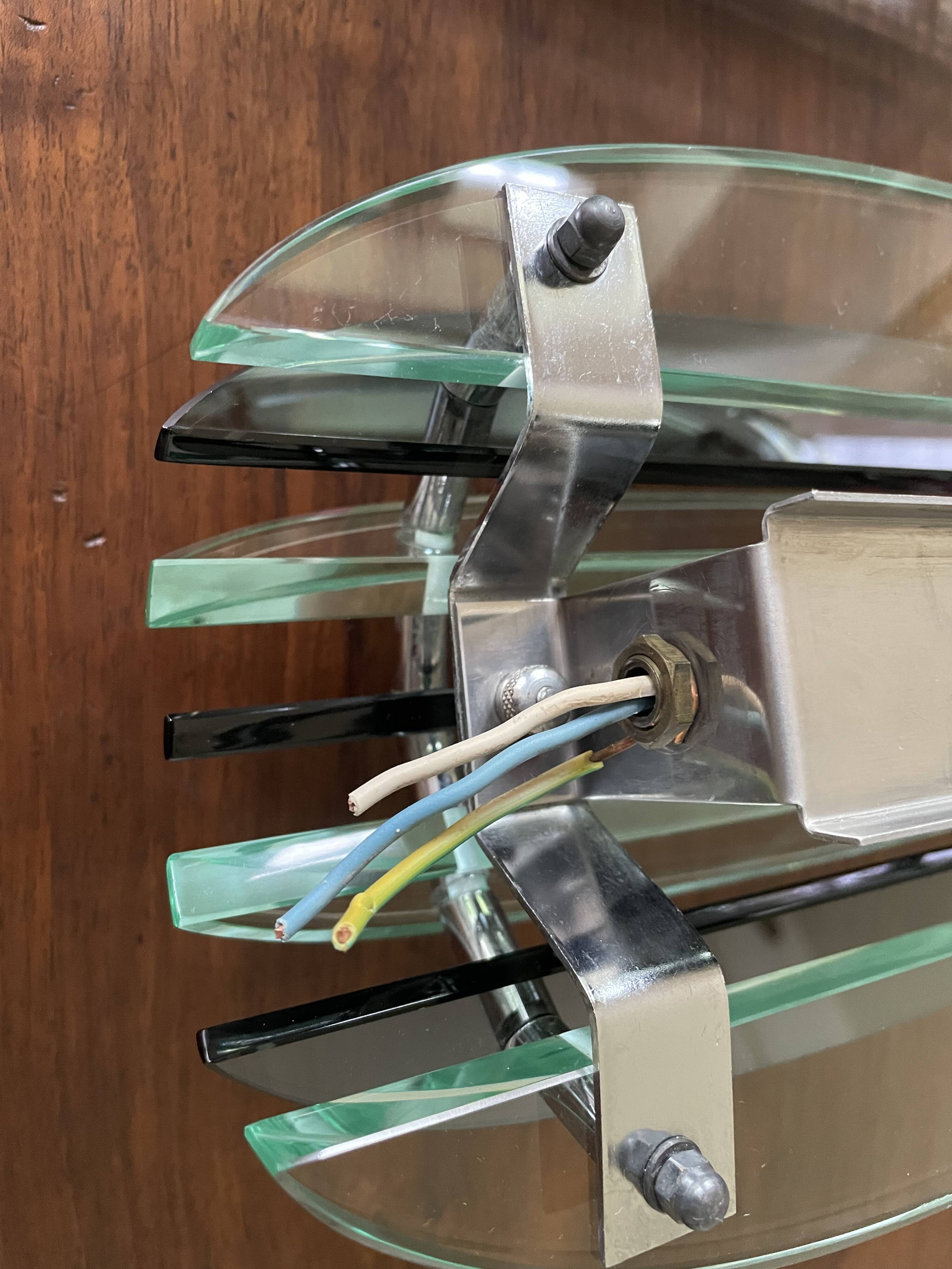 Wall lights with Murano glass slats VECA Italy