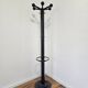80s Stylish Black Coat Rack and Umbrella Stand