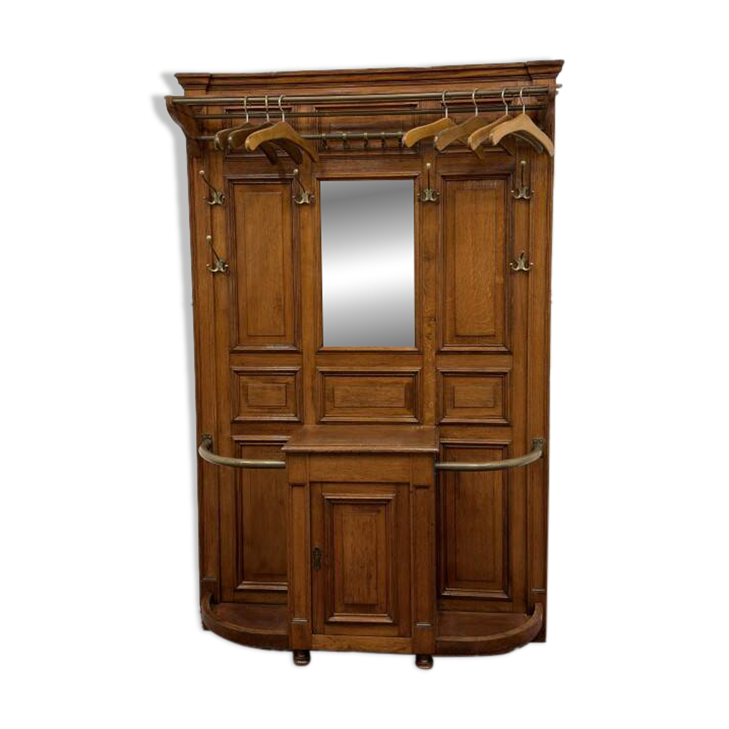 Classic English Wardrobe Coat Rack