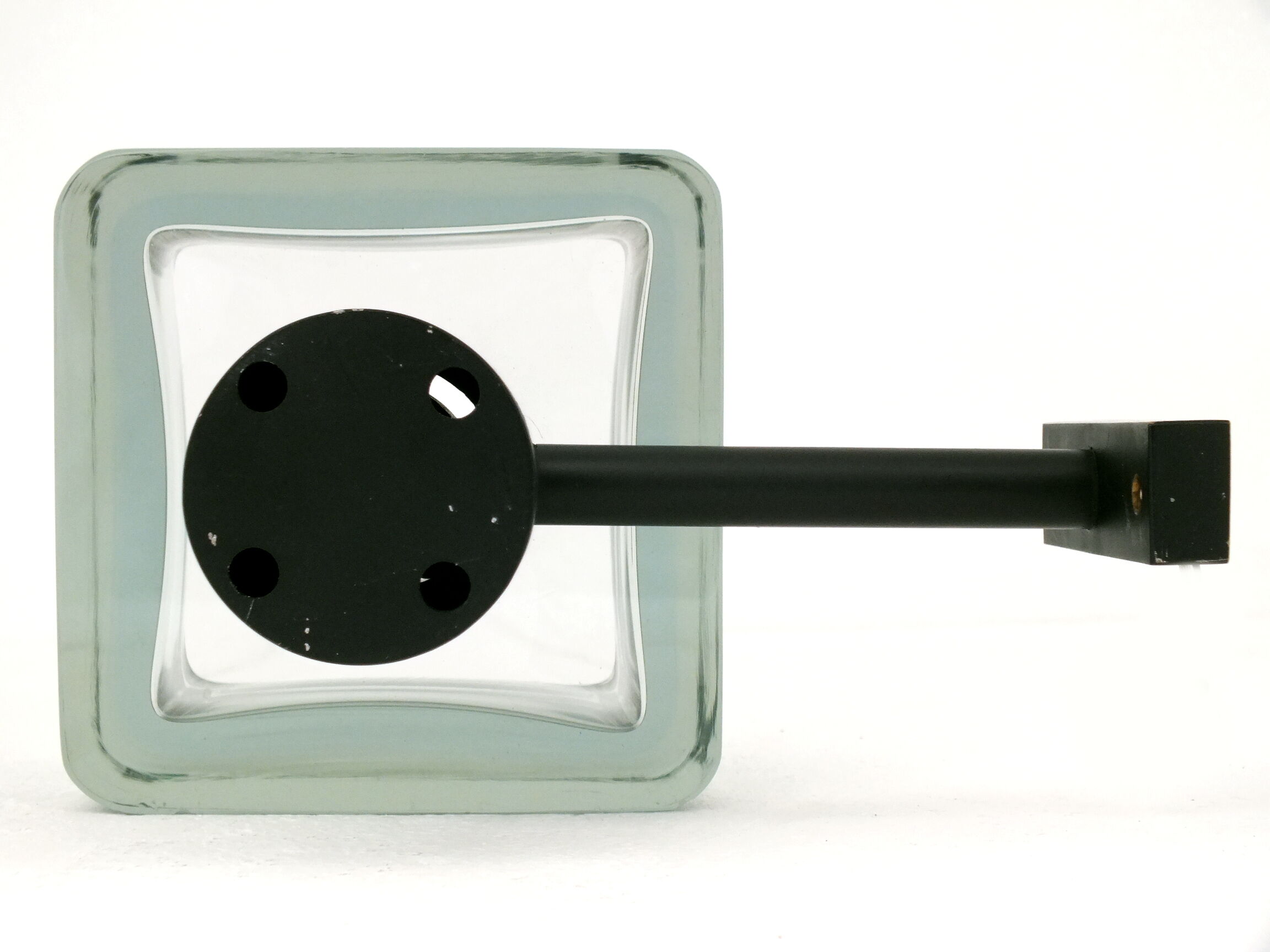 Two wall lamps in glass by Flavio Poli for Seguso Italy, '70s