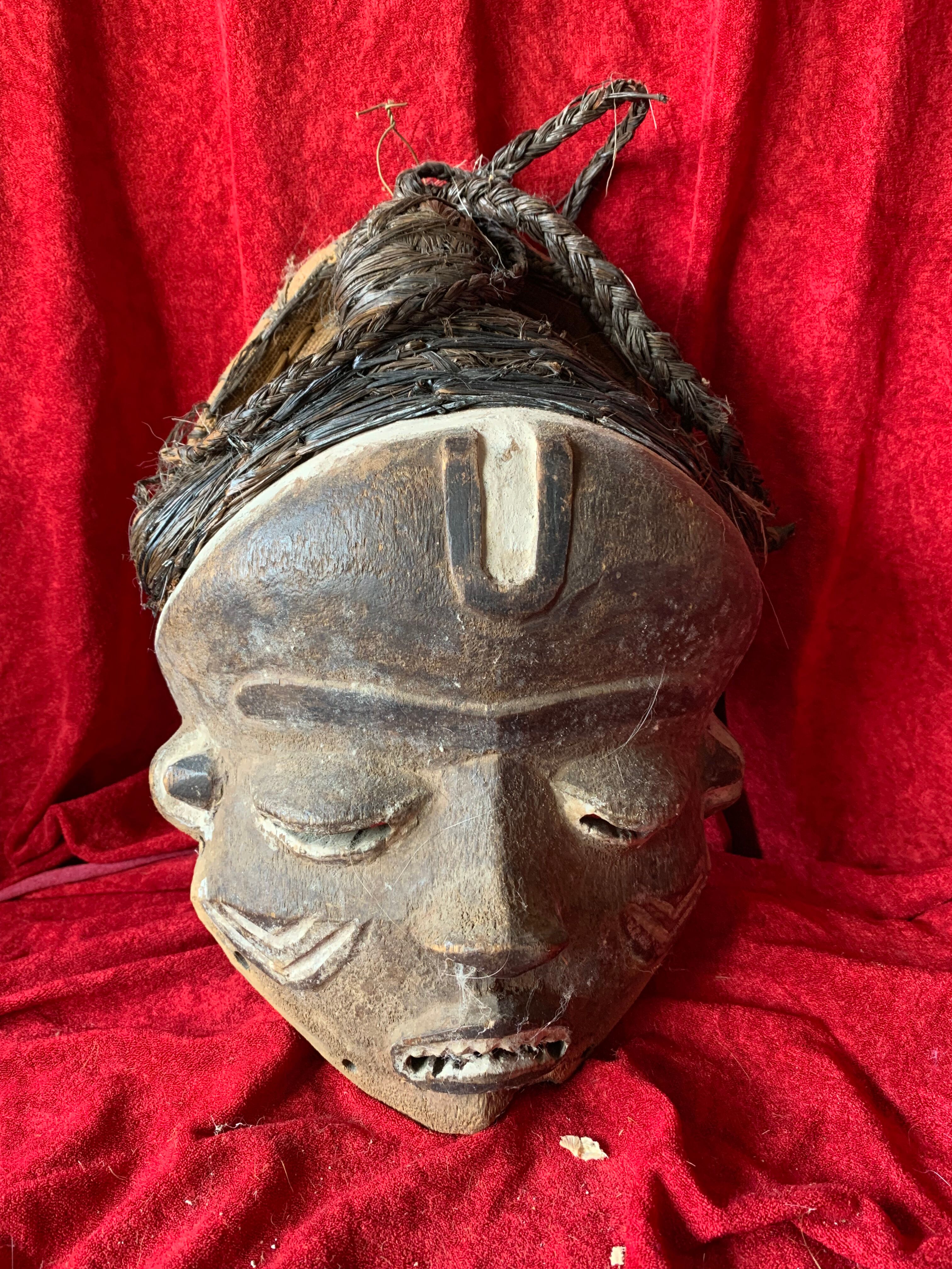 Very old African mask