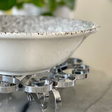 Italian speckled stoneware salad bowl