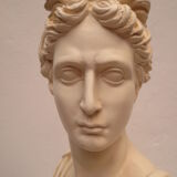 bust of antique subject on pedestal