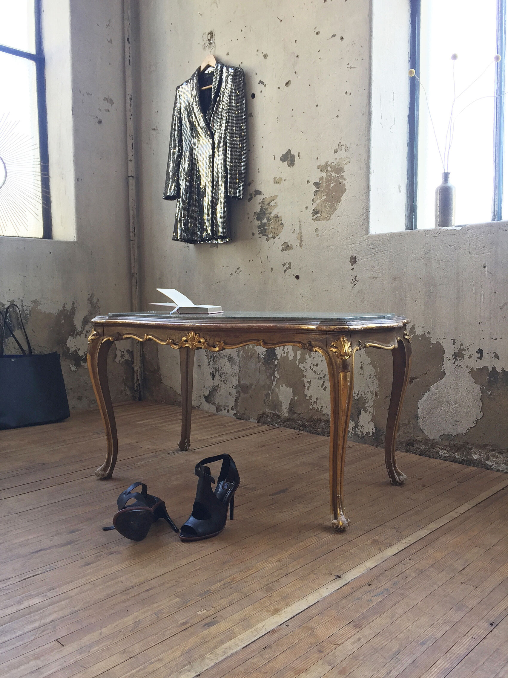 Louis XV marble coffee table