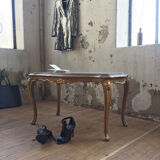 Louis XV marble coffee table