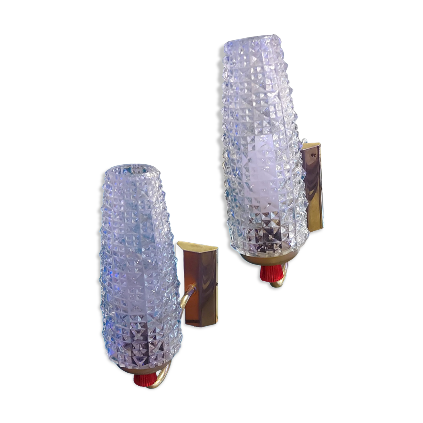 Set of 2 wall lights, 1960s