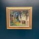 Swedish Oil on Canvas – “Neighbor’s House” by Pia Hesselmark‑Campbell