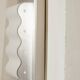 Applique frame en aluminium brut m