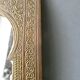 Moroccan mirror in chiseled brass, 70s