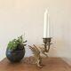 Chimera candlestick in bronze