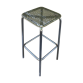 Tabouret ancien métal chromé