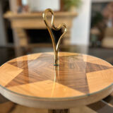 Straw marquetry tray