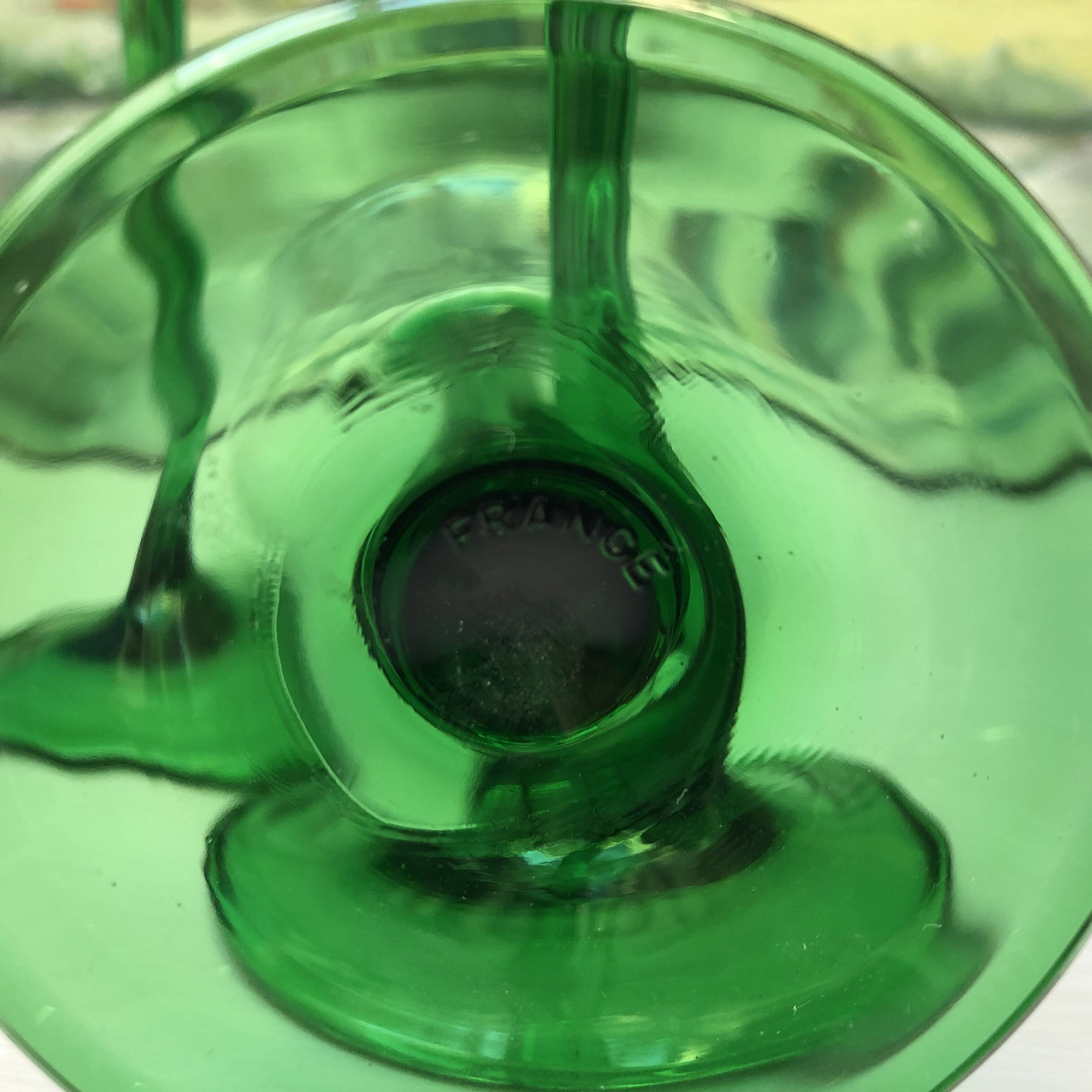 vintage alsace wine glass