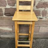 3 scandinavian design bar stools vintage pine