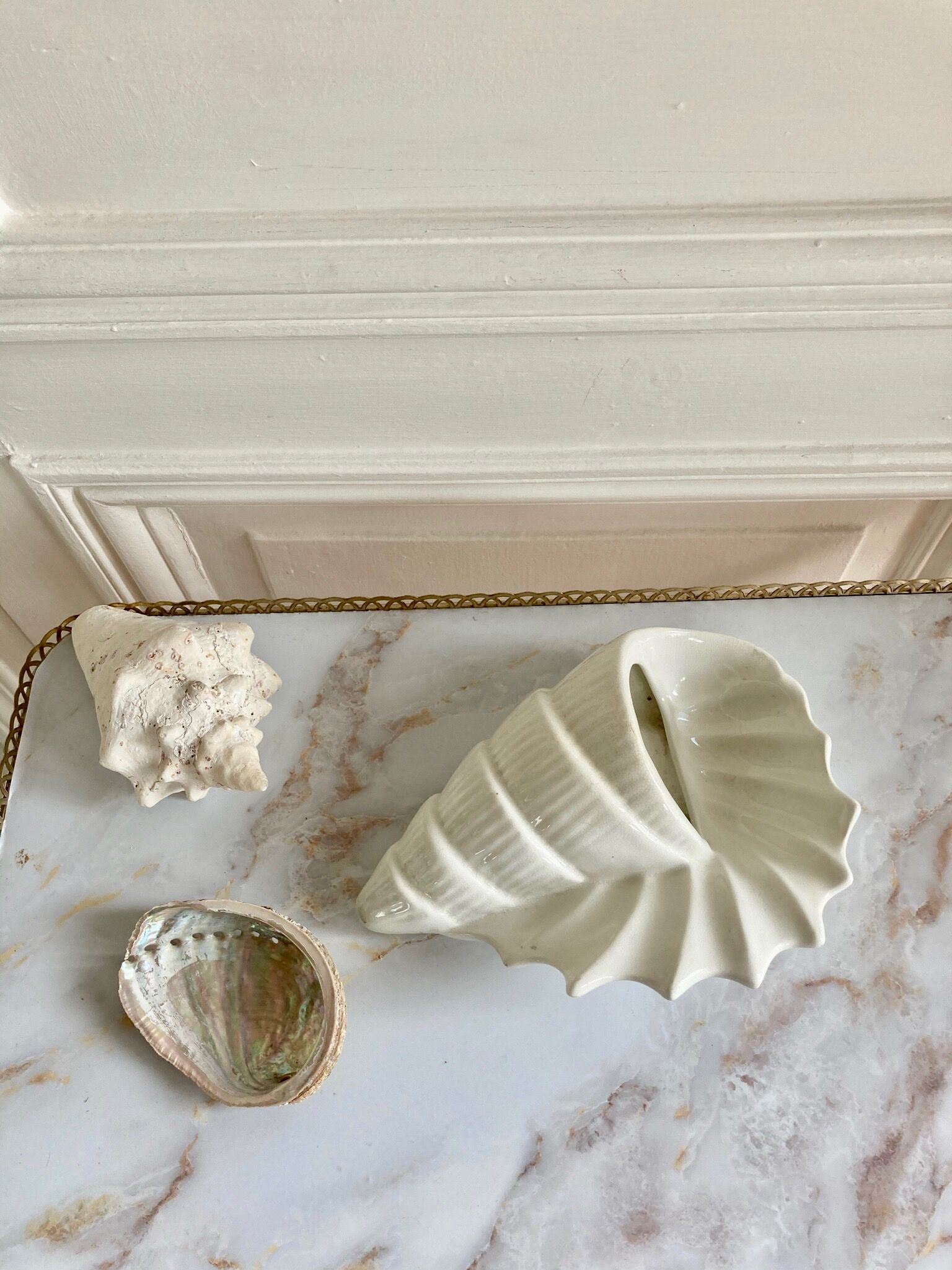 Empty cut English shell pocket