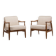 Paire de fauteuils GFM-87