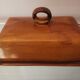 Vintage ceramic butter maker Saint Clément, France, 70s