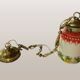Ancienne lampe Art déco en verre, années 20