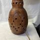 Vintage terracotta lamp