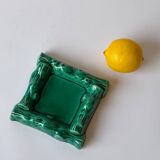 Green ceramic ashtray