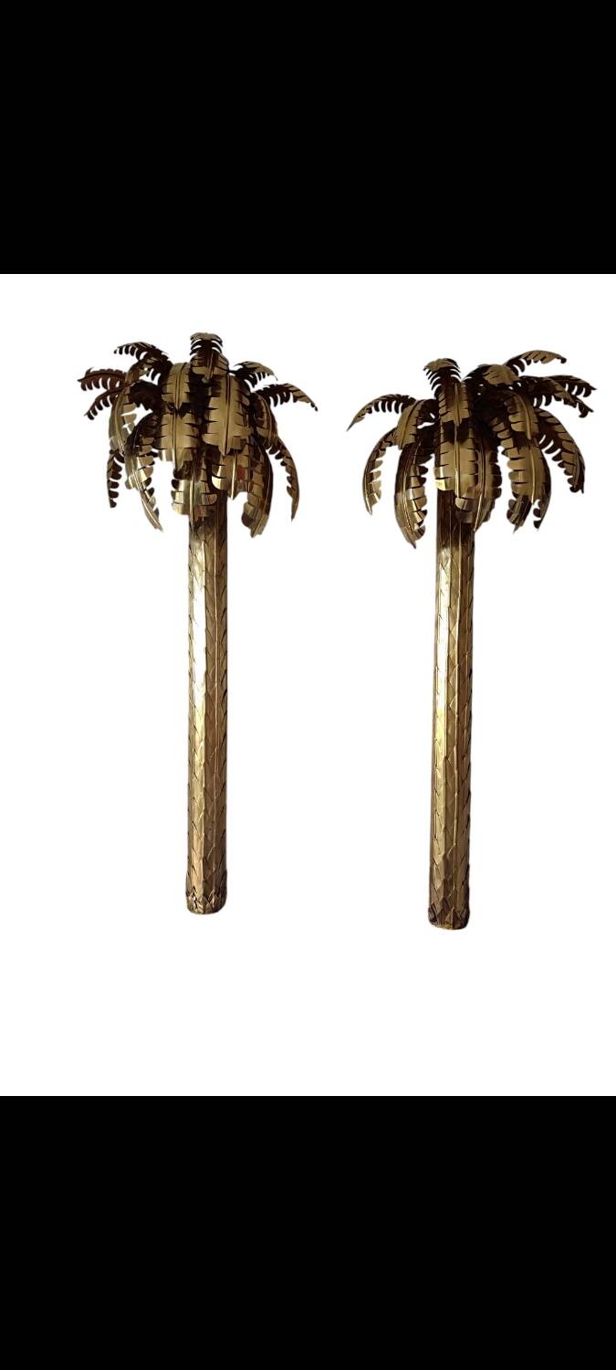 Appliques palmier en laiton