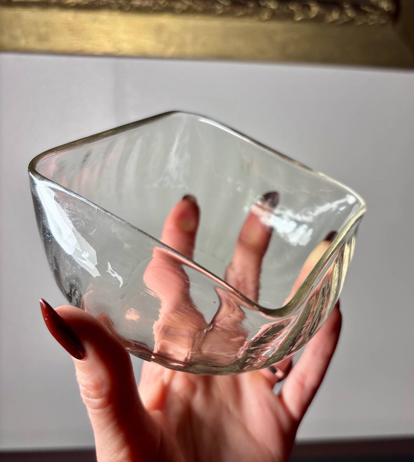 Daum cups 9p. Venetian Ribs