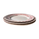 Set of 3 flat plates Iron Earth Wolf Mill & Hamage model Athens