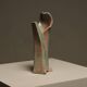 Studio pottery free form raku glazed sculpture 1990s