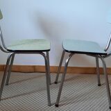 Lot of vintage formica chairs