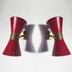Pair of Italian wall lamps Diabolo design 1950s