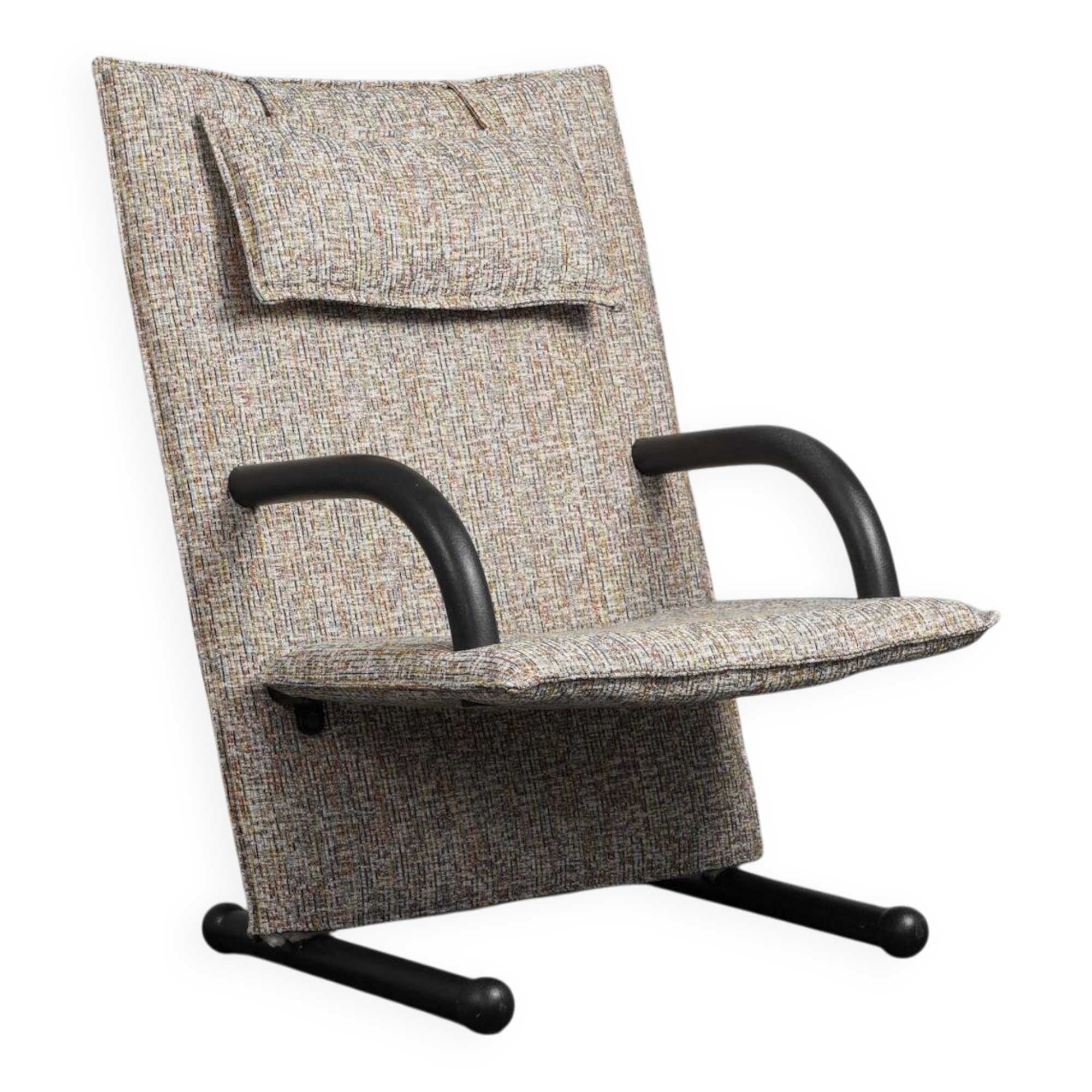 Fauteuil T-Line par Burkhard Vogtherr pour Arflex, Italie, années 1980.
