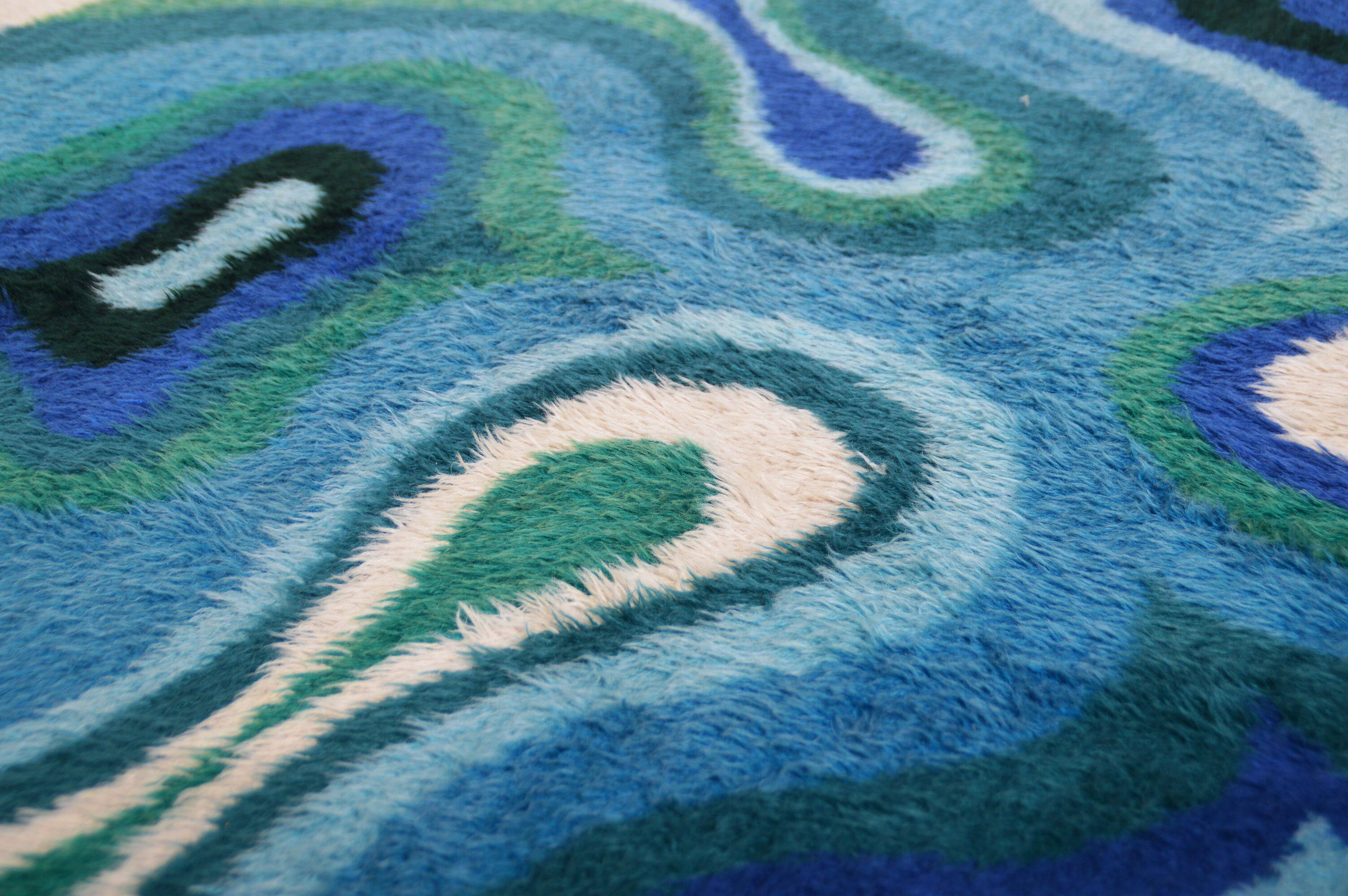 Space age wool carpet Menuette by Desso, 1970s