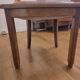 Set of 6 antique chairs - Art Deco style - Wood burl and leather