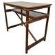 Modern mid-century bamboo desk by Gervasoni