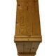 Vintage Wall shelf rack Pine wood 70s minimalist design
