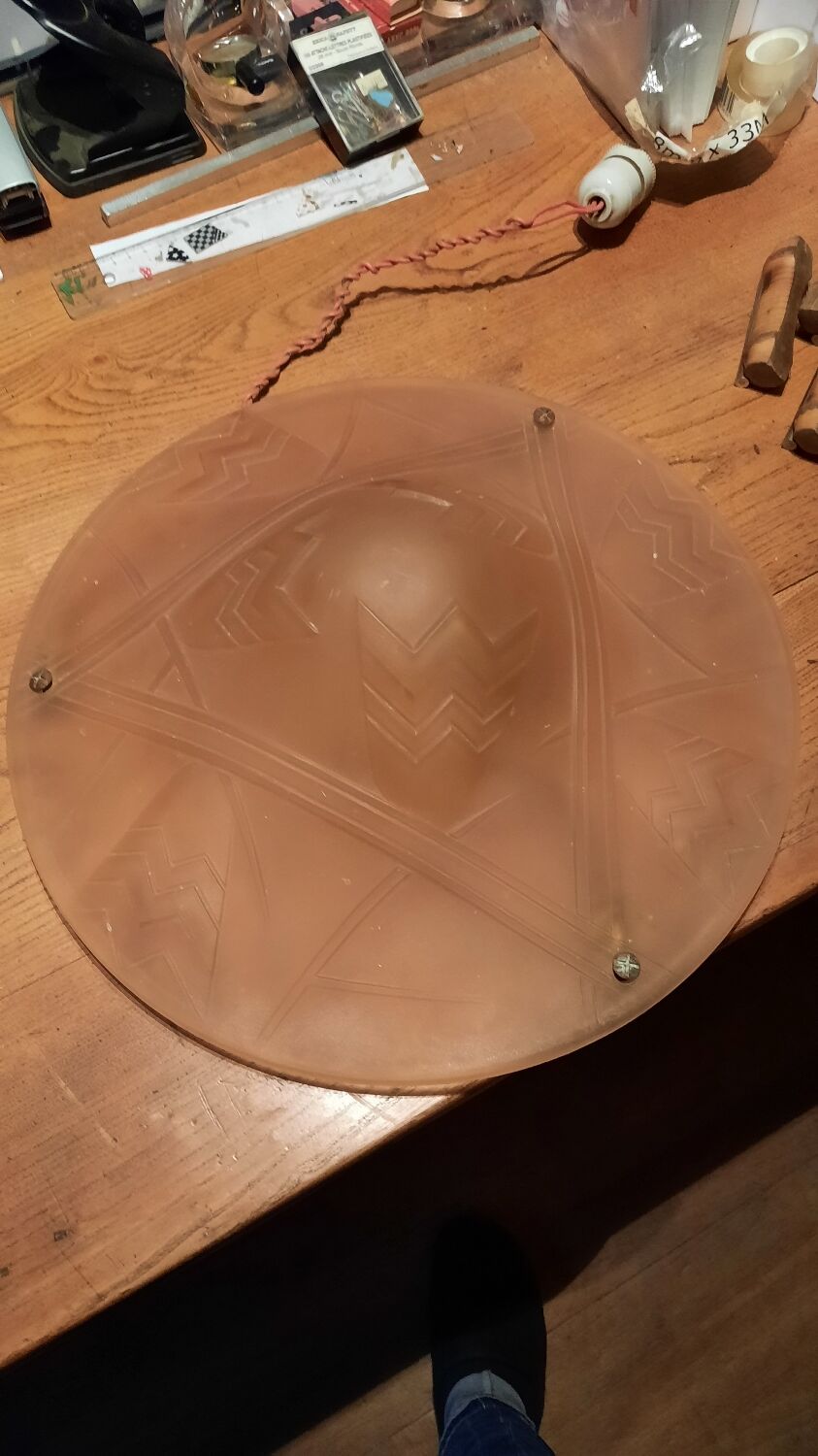 Art Deco chandelier Degué