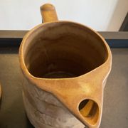Vintage stoneware jug duo