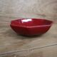 Charolles earthenware salad bowl/deep dish in burgundy color