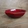 Charolles earthenware salad bowl/deep dish in burgundy color