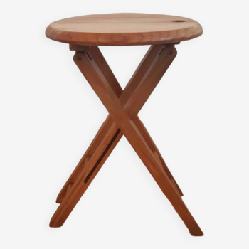 Tabouret pliant vintage.