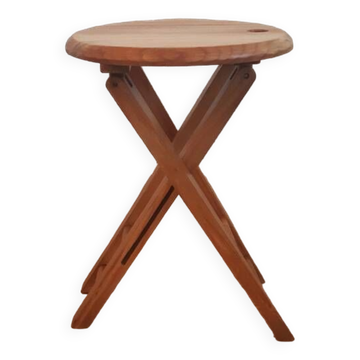 Tabouret pliant vintage.