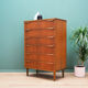 Chest of drawers teak, danish design, 60's, producer: trekanten-hestbæk a/s