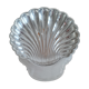 Silver metal dish shell w.rogers