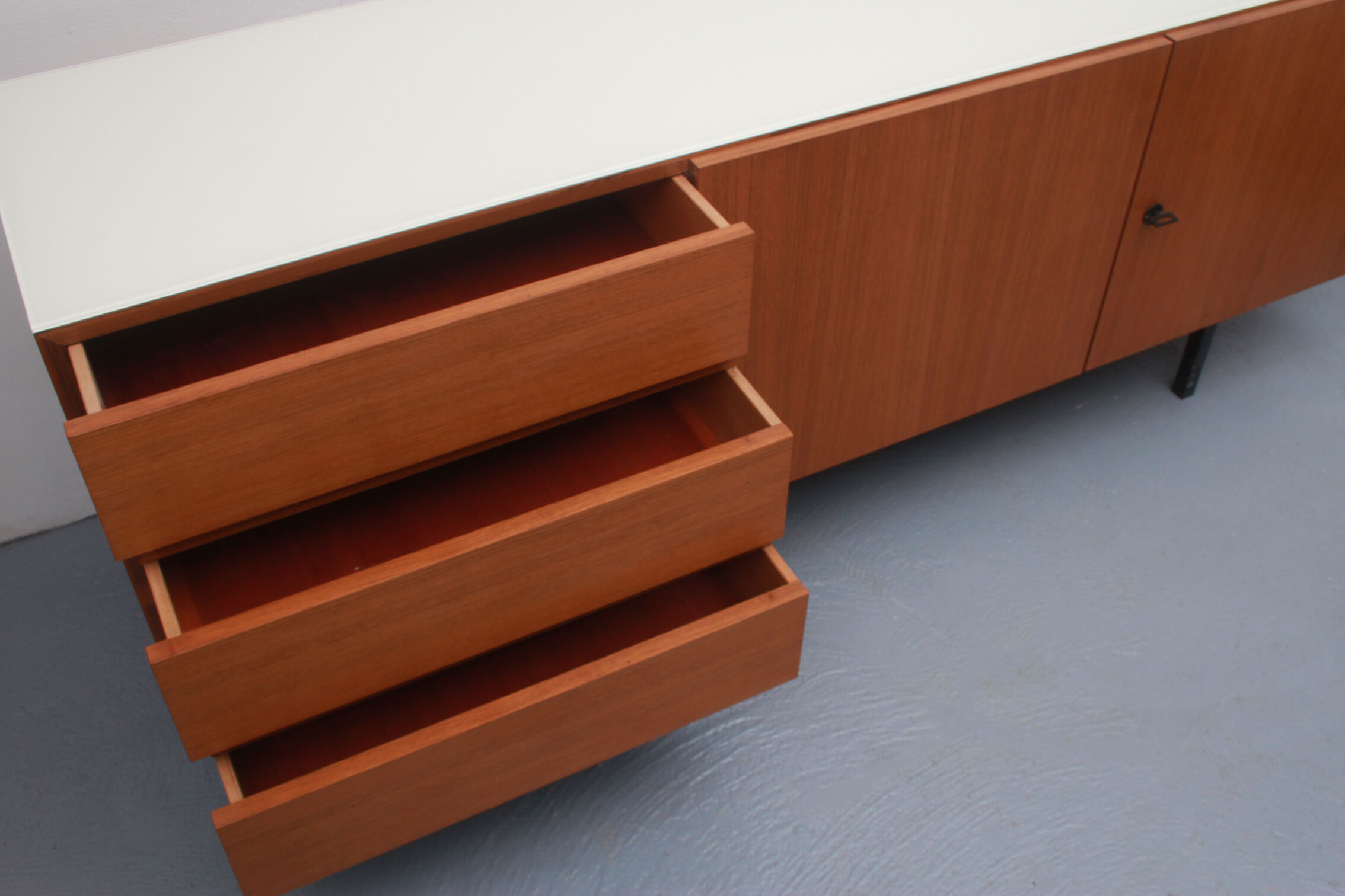 1960s sideboard in teak, 180cm