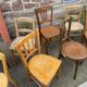 Lot de 10 chaises bistrot dépareillé vintage