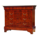 Antique mahogany chest of drawers with white marble.