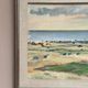 Original Swedish Oil on Canvas - "Beach of Malö" by Bo von Zweigbergk - Signed - Vintage and Framed - 55.5 x 43.5 cm (21.9" x 17.1")